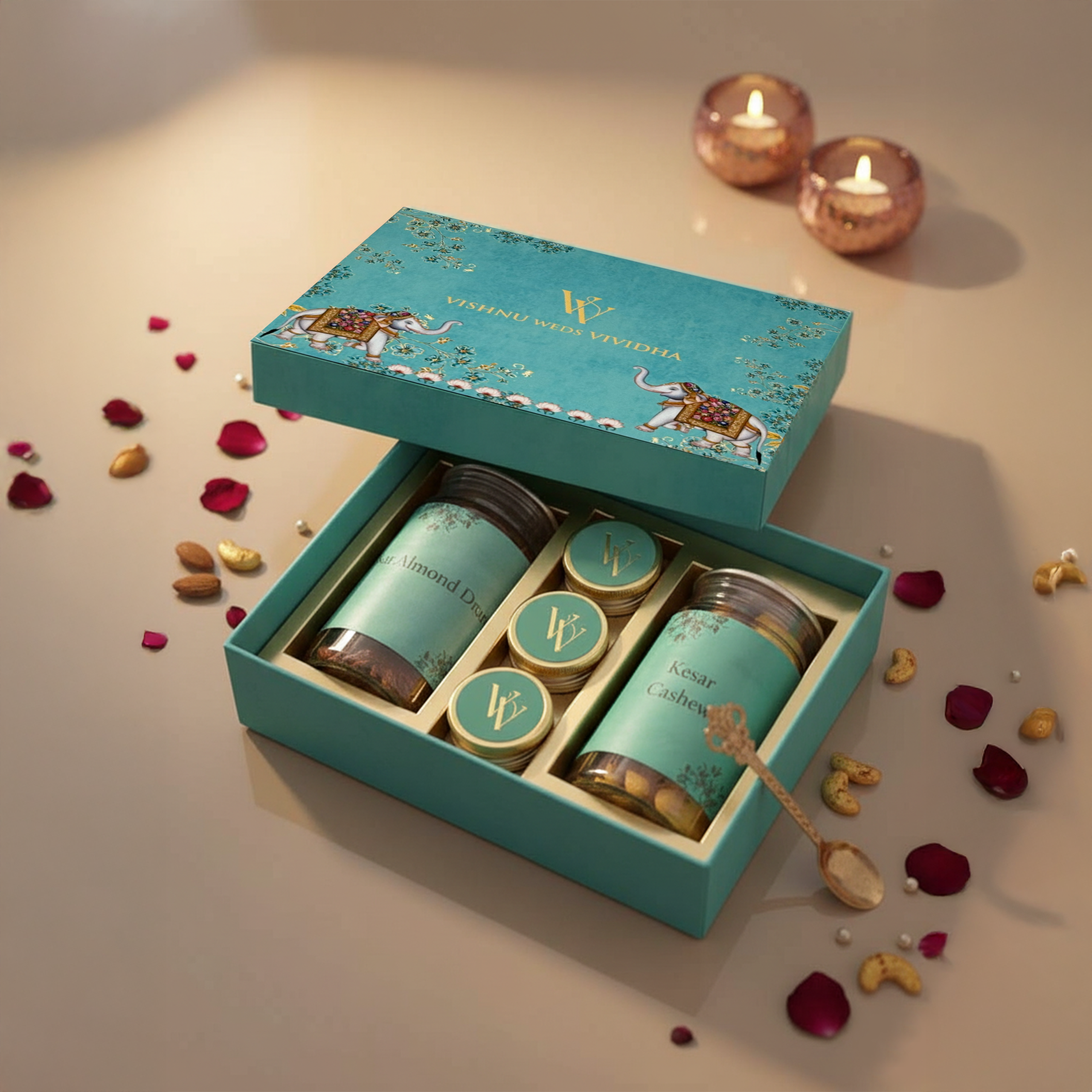 Saffron & Dry Fruit Gift Boxes