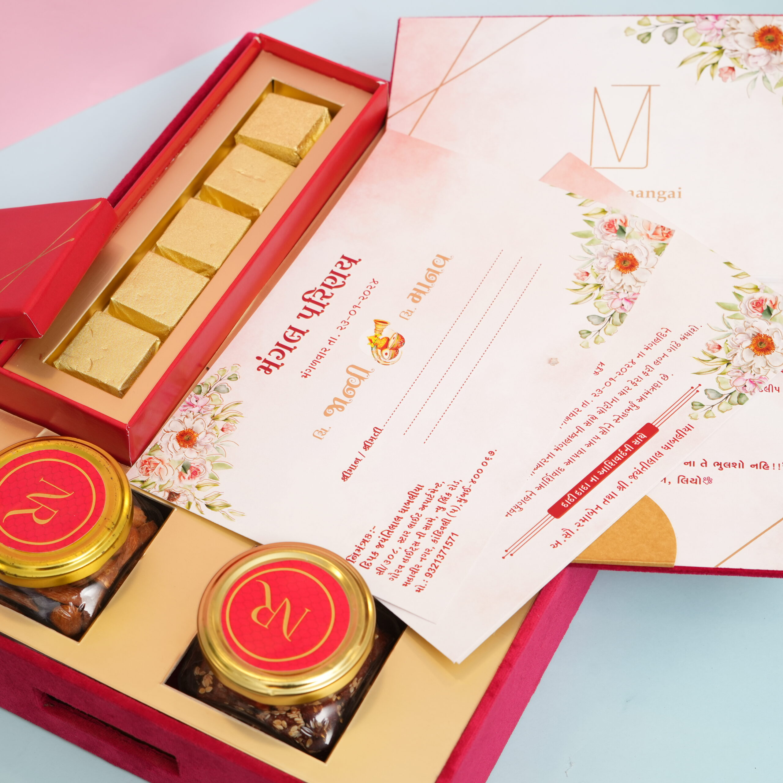 Ring Ceremony Invitation Trays