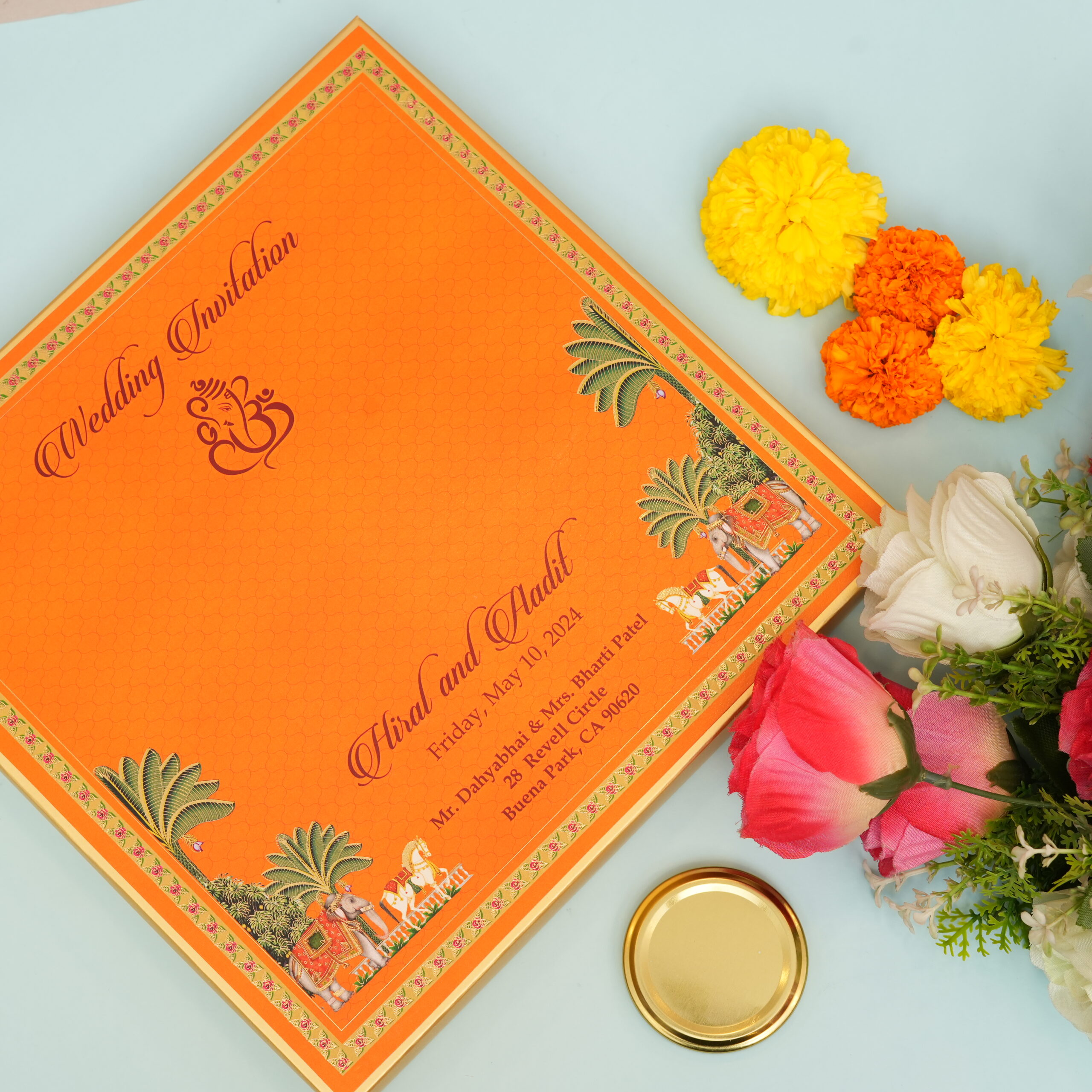 Royal Wedding Invitation Cards detail 1