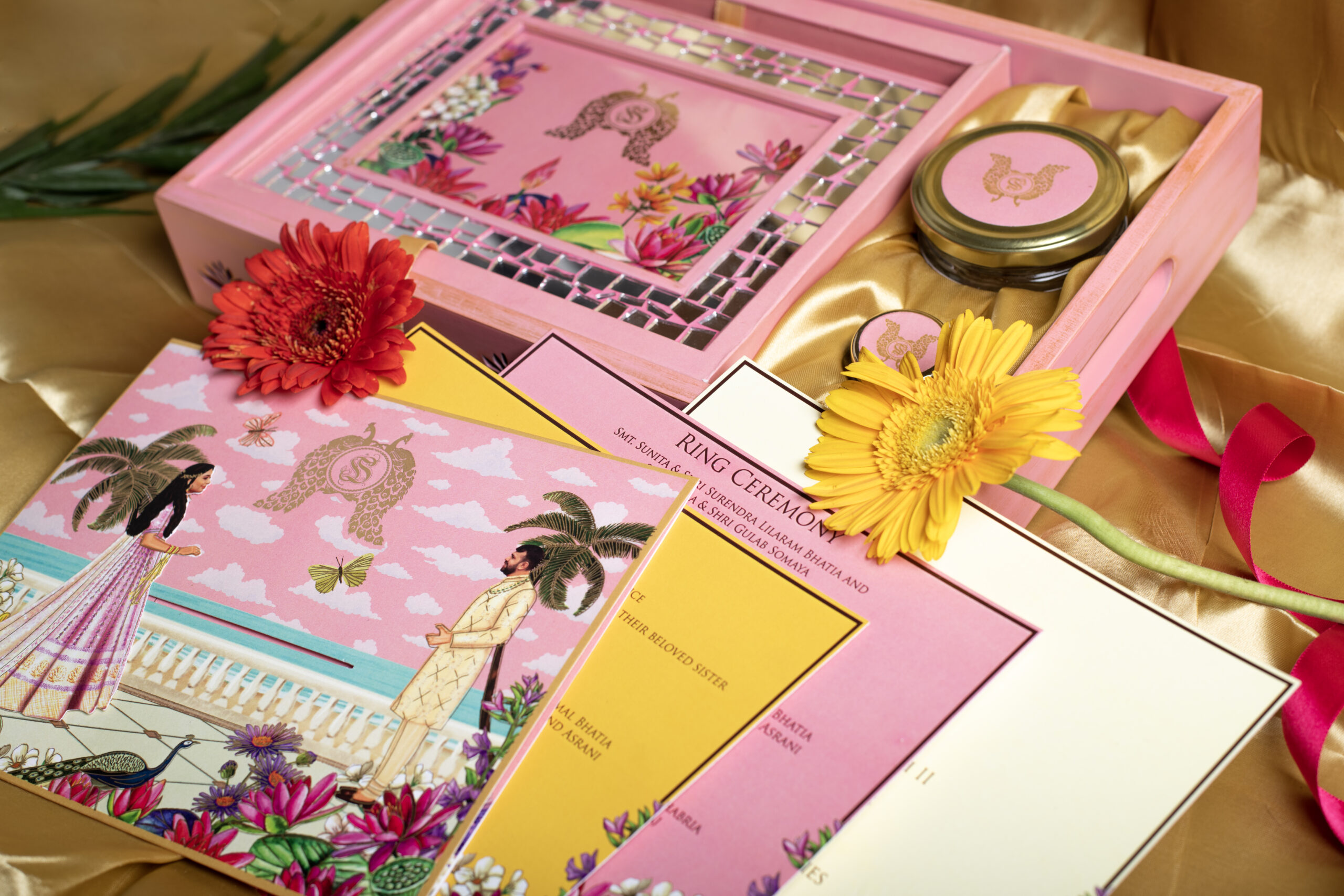 Luxury Wedding Invitation Trays