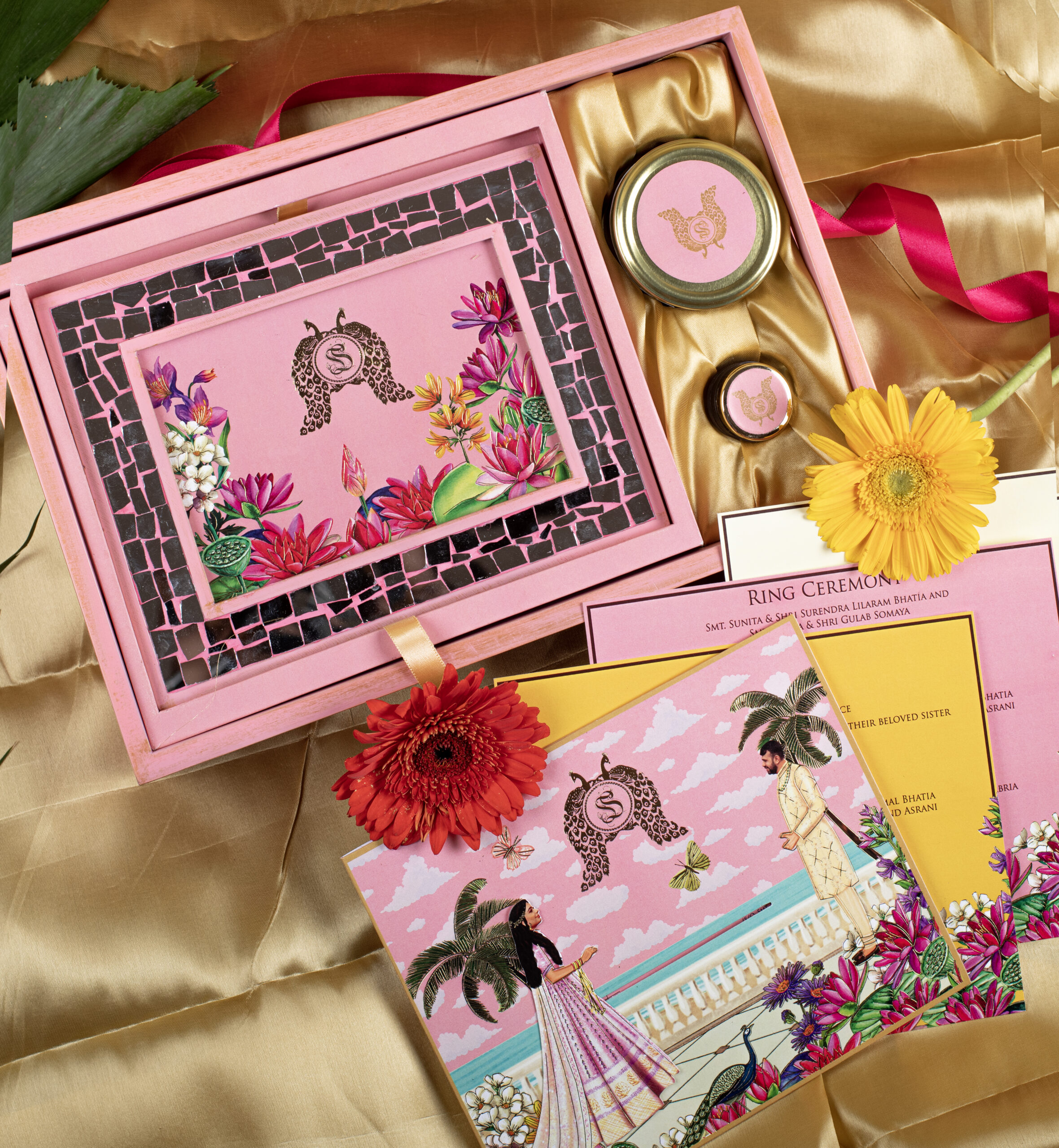 Luxury Wedding Invitation Trays