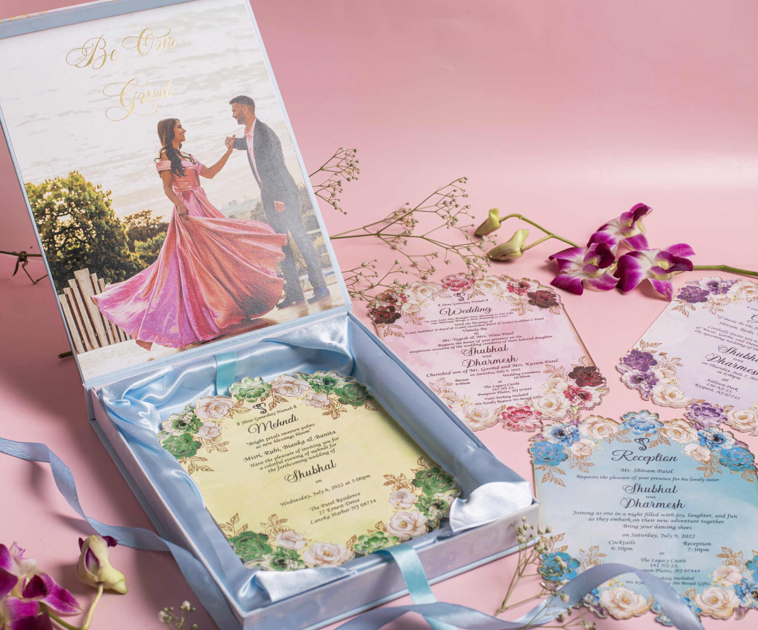 Modern Wedding Invitation Boxes