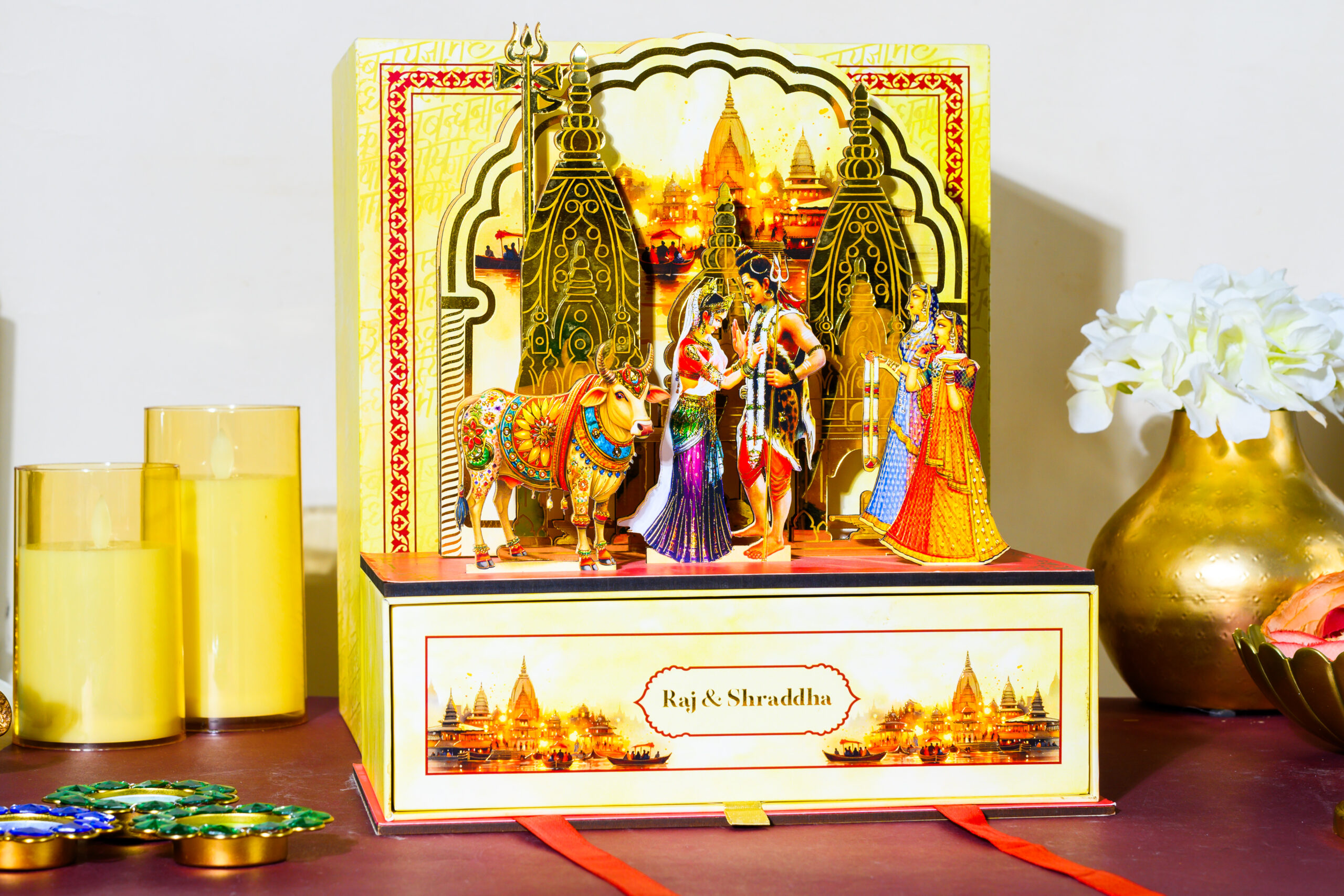 Divine Wedding Invitation Boxes
